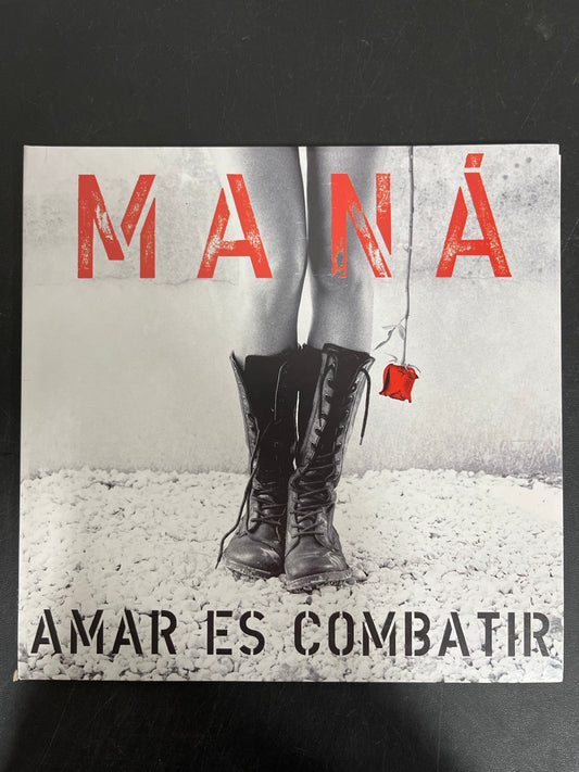 FRONT - Maná - Amar Es Combatir LE Purple / Black Vinyl USED NOT TESTED