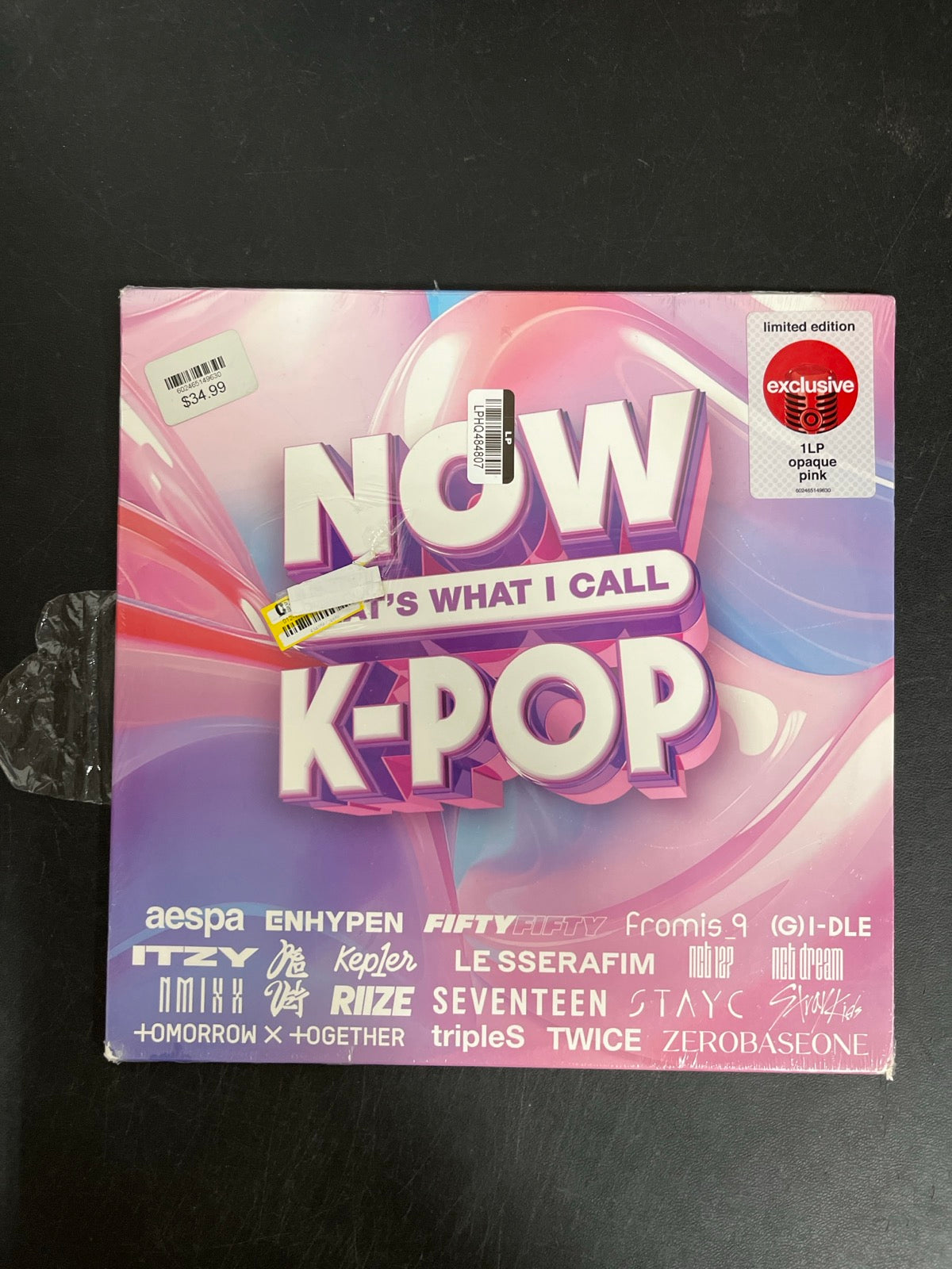 FRONT - Now That's What I Call K-Pop LE Pink Vinyl USED NOT TESTED