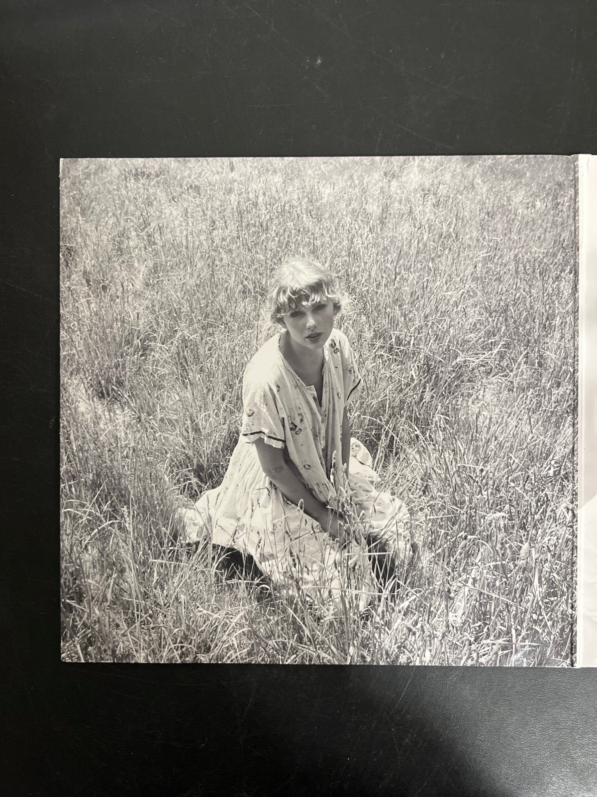 MISC_1 - Taylor Swift - Folklore LE Red Etched Vinyl USED NOT TESTED