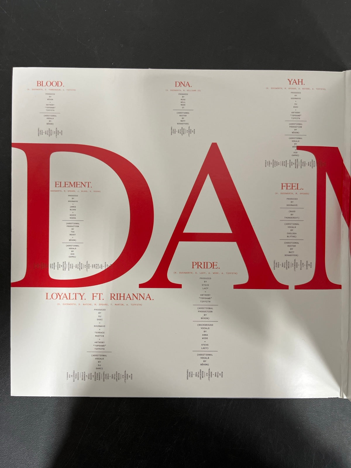 MISC_1 - Kendrick Lamar - DAMN. LE 180gm Green Vinyl USED NOT TESTED