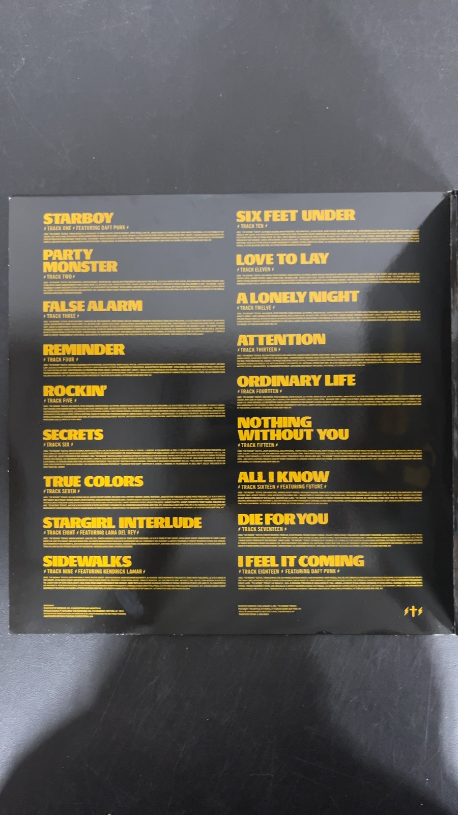MISC_1 - The Weeknd - Starboy LE Blue Vinyl USED NOT TESTED