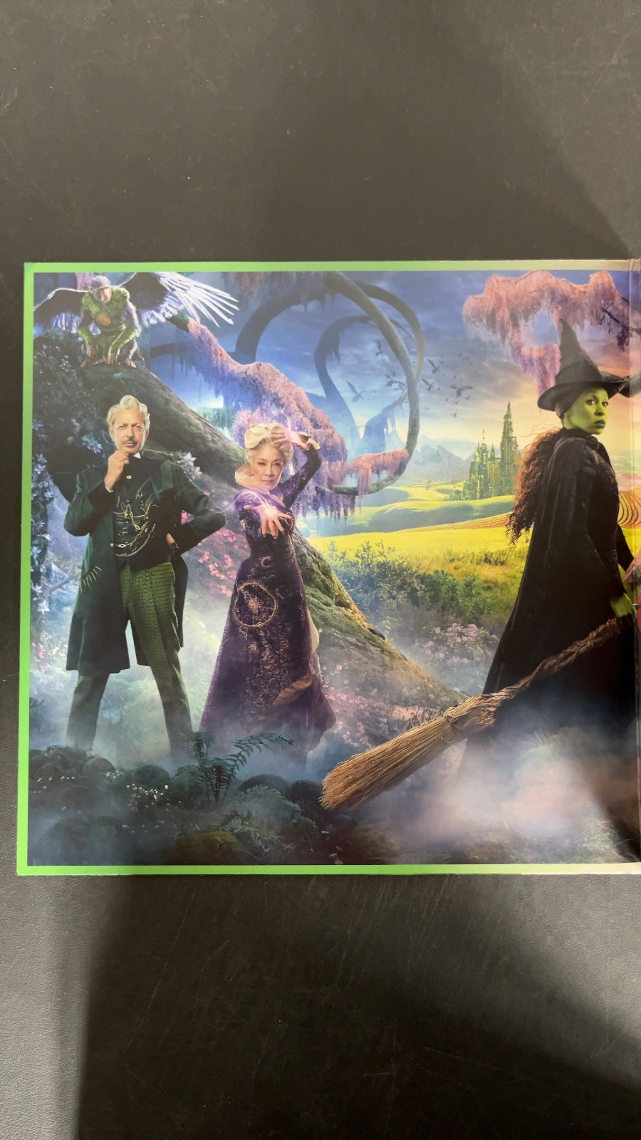 MISC_1 - Wicked OST LE Etched Green and Pink Splatter Vinyl USED NOT TESTED