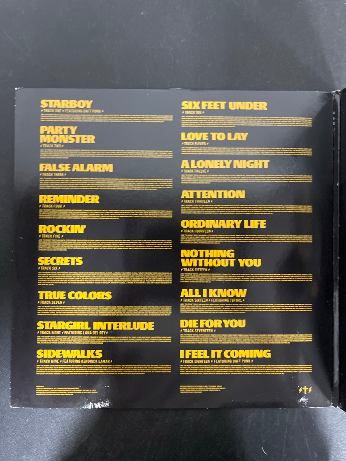 MISC_1 - The Weeknd - Starboy LE Blue Vinyl USED NOT TESTED