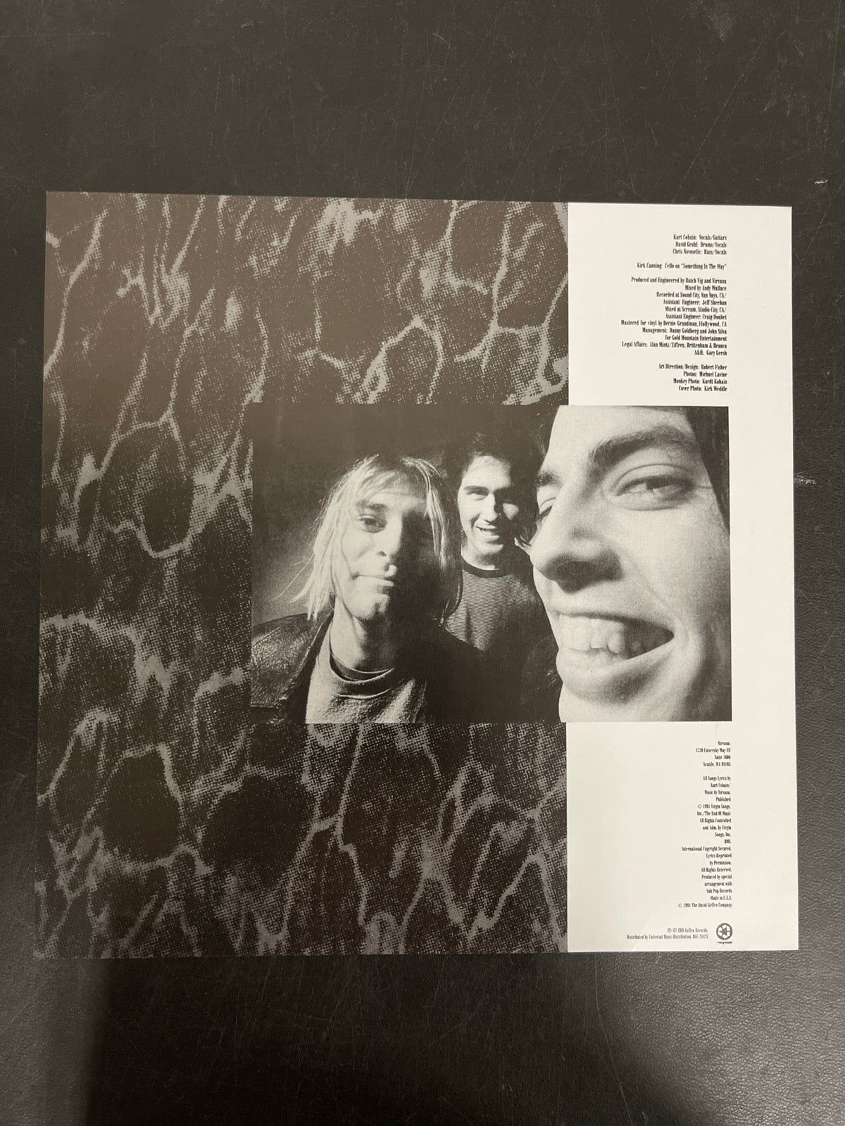 MISC_1 - Nirvana - Nevermind LE 180gm Metallic Silver Vinyl USED NOT TESTED