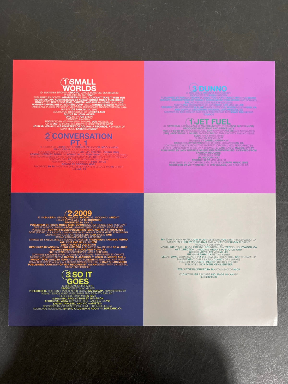 MISC_1 - Mac Miller - Swimming Black Vinyl USED NOT TESTED