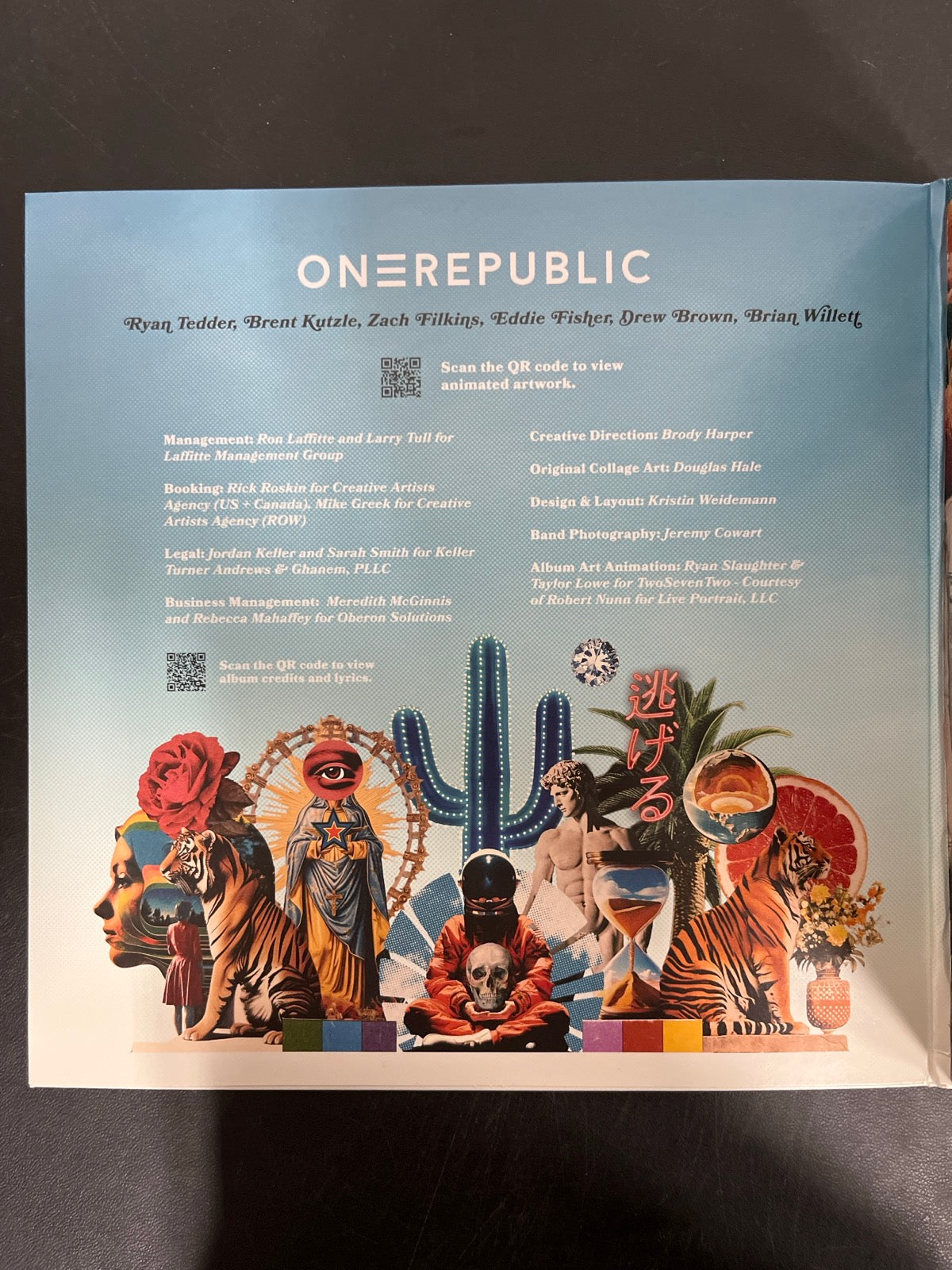MISC_1 - OneRepublic - Artificial Paradise LE Blue Vinyl USED NOT TESTED