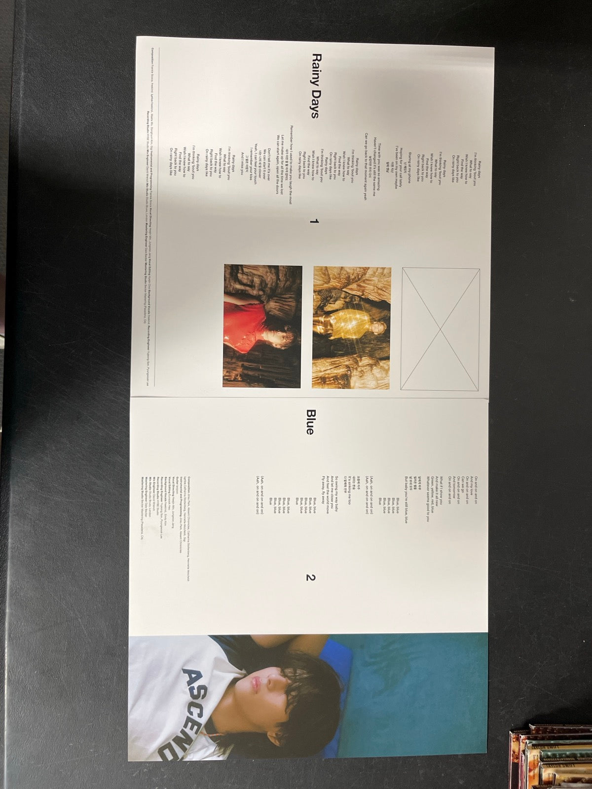 MISC_1 - V (BTS) - Layover LE Gray Vinyl USED NOT TESTED
