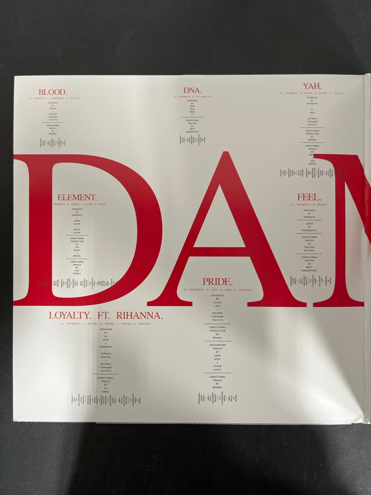 MISC_1 - Kendrick Lamar - DAMN. LE 180gm Green Vinyl USED NOT TESTED