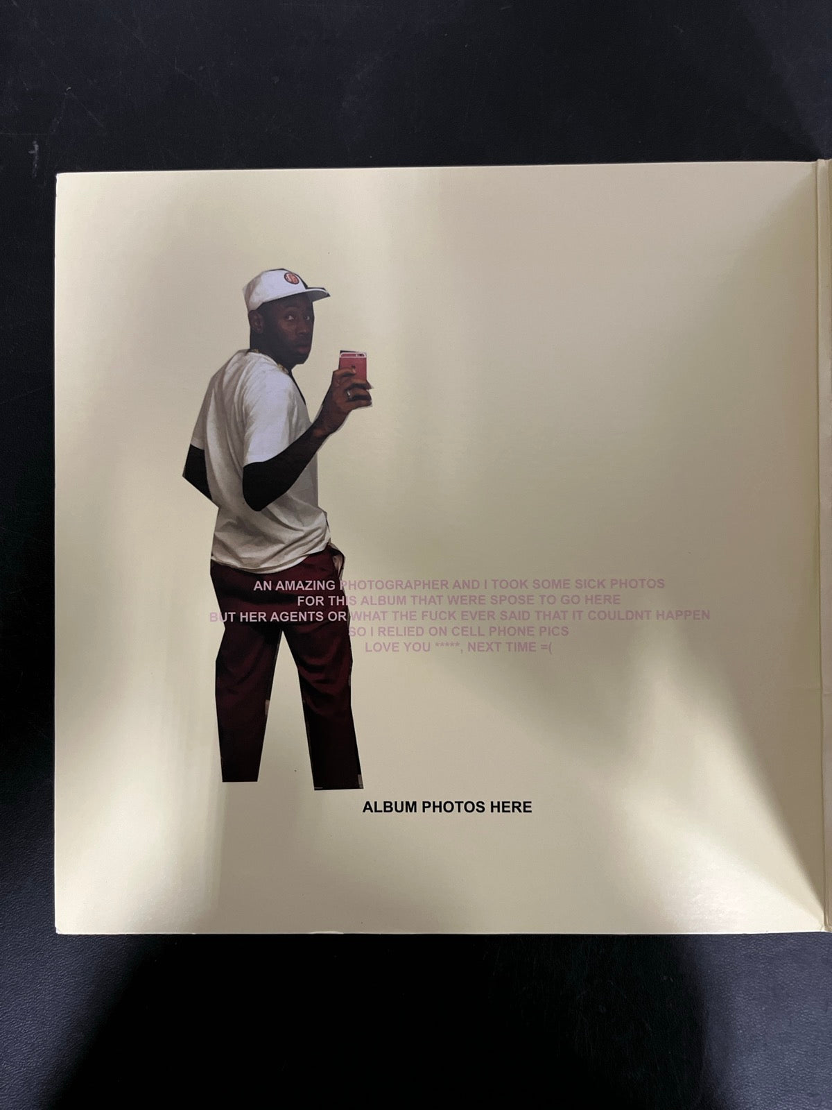 MISC_1 - Tyler, the Creator - Flower Boy LE Vinyl USED NOT TESTED
