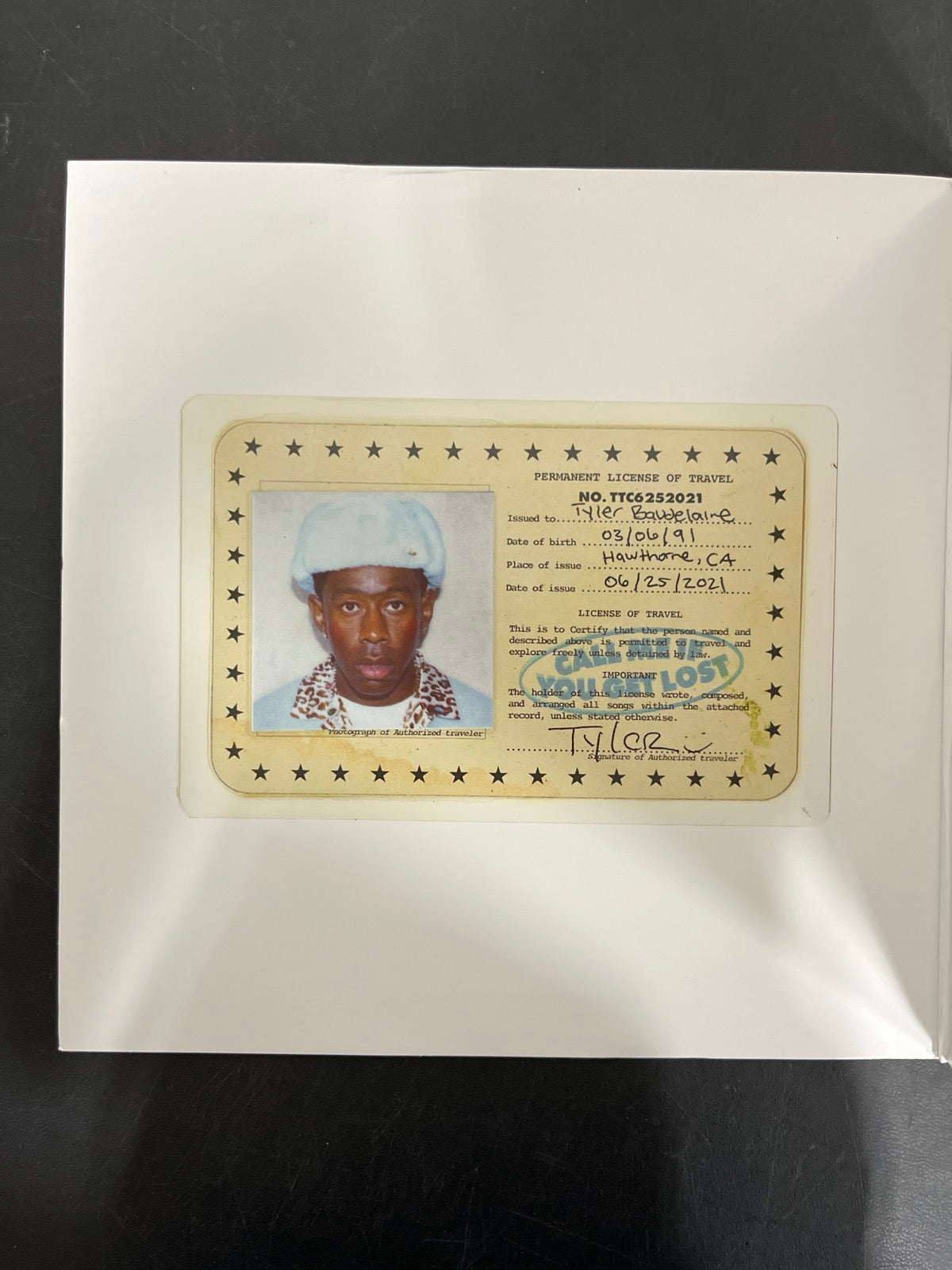MISC_1 - Tyler, The Creator - Call Me If You ... Target Exclusive Vinyl USED NOT TESTED
