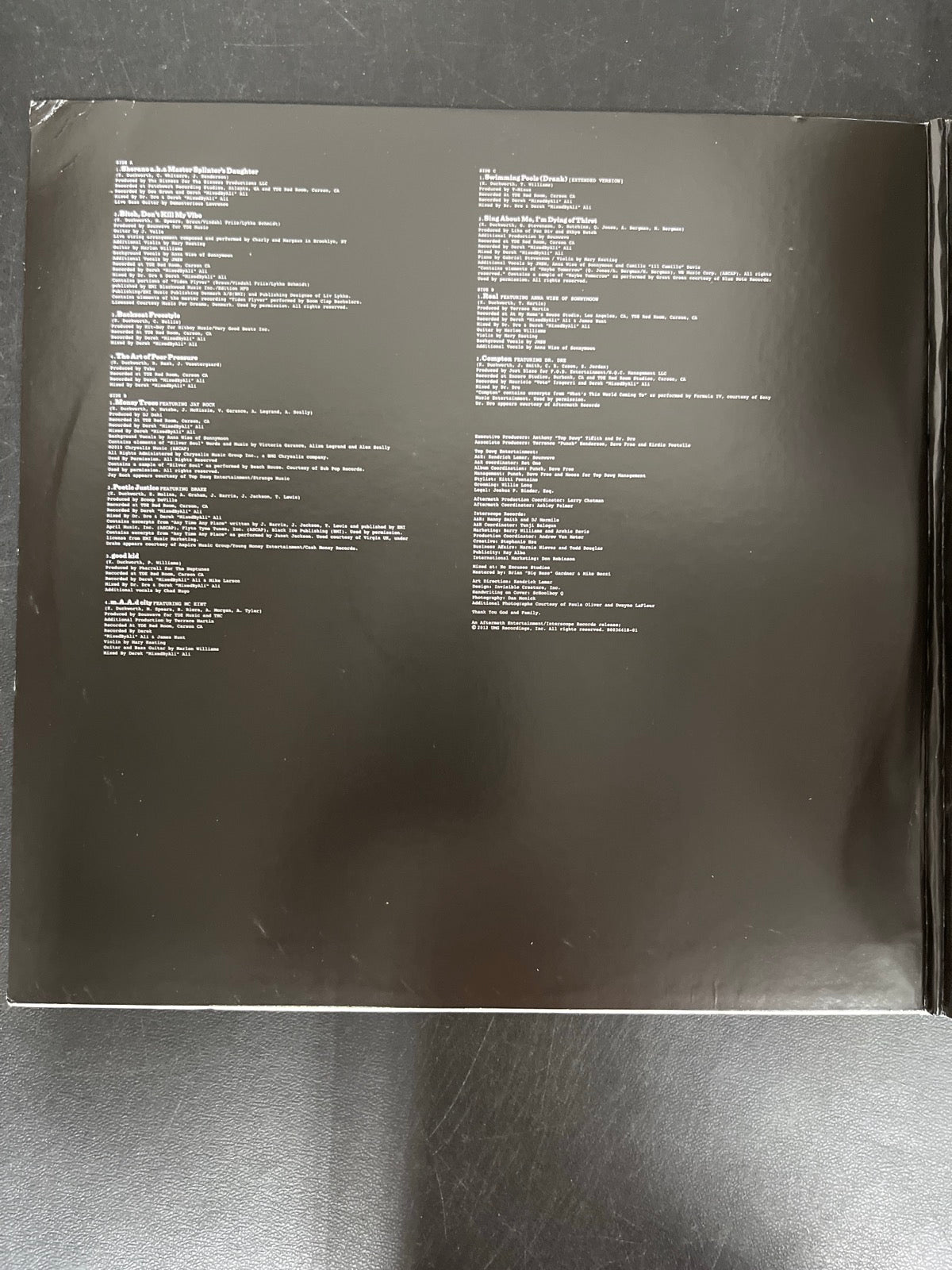 MISC_1 - Kendrick Lamar - good kid, m.A.A.d city LE Red Vinyl USED NOT TESTED
