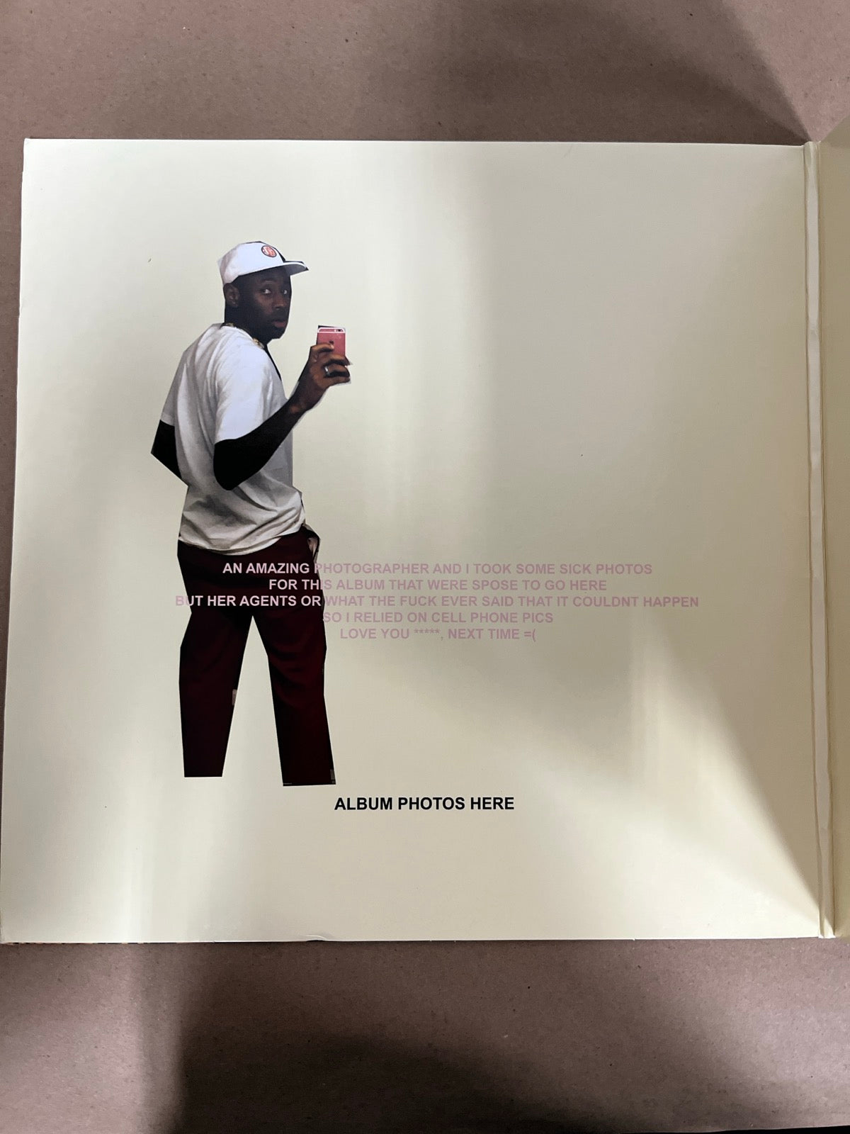 MISC_1 - Tyler, the Creator - Flower Boy LE Vinyl USED NOT TESTED