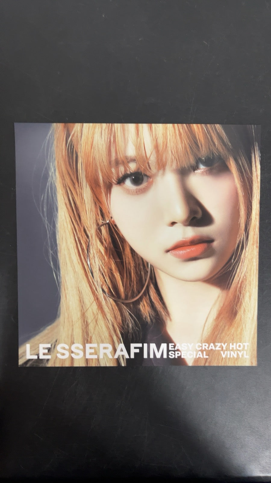 MISC_1 - Le Sserafim - Easy-Crazy-Hot LE Translucent Vinyl USED NOT TESTED