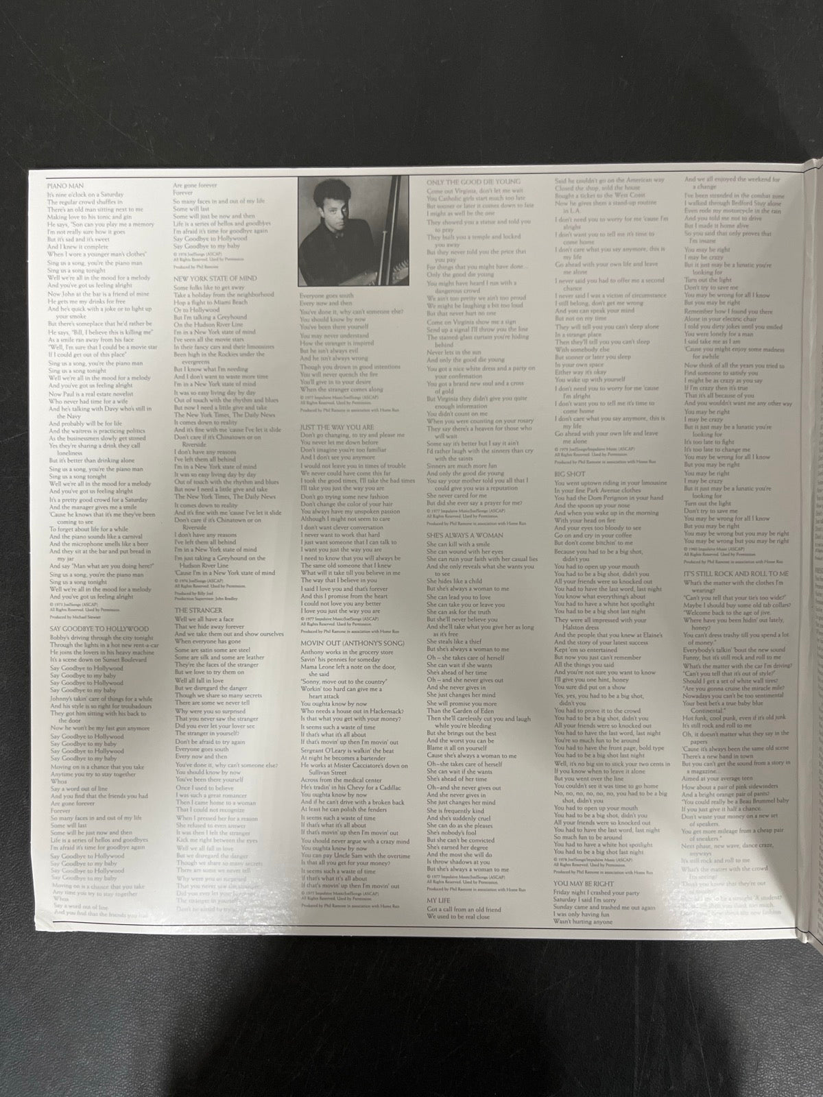 MISC_1 - Billy Joel - Greatest Hits, Volume I & II Black Vinyl USED NOT TESTED