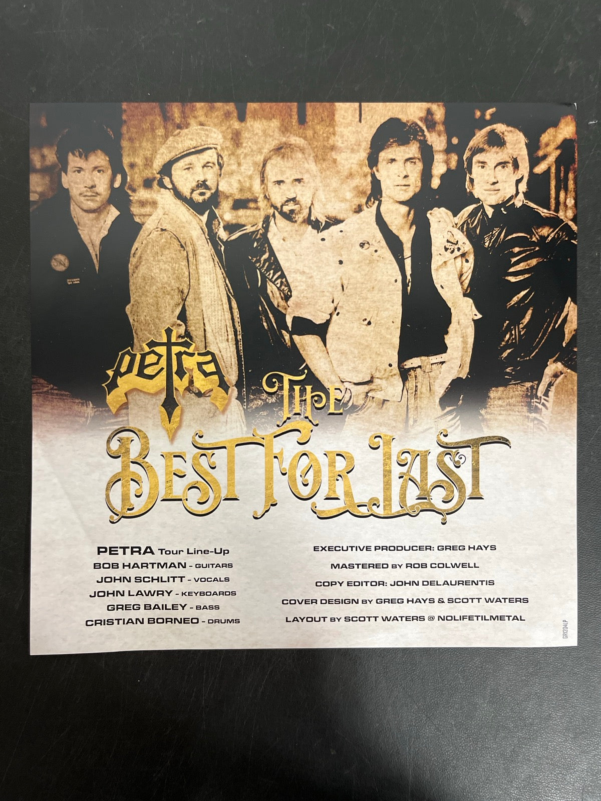 MISC_1 - Petra - The Best for Last LE Gold Vinyl USED NOT TESTED