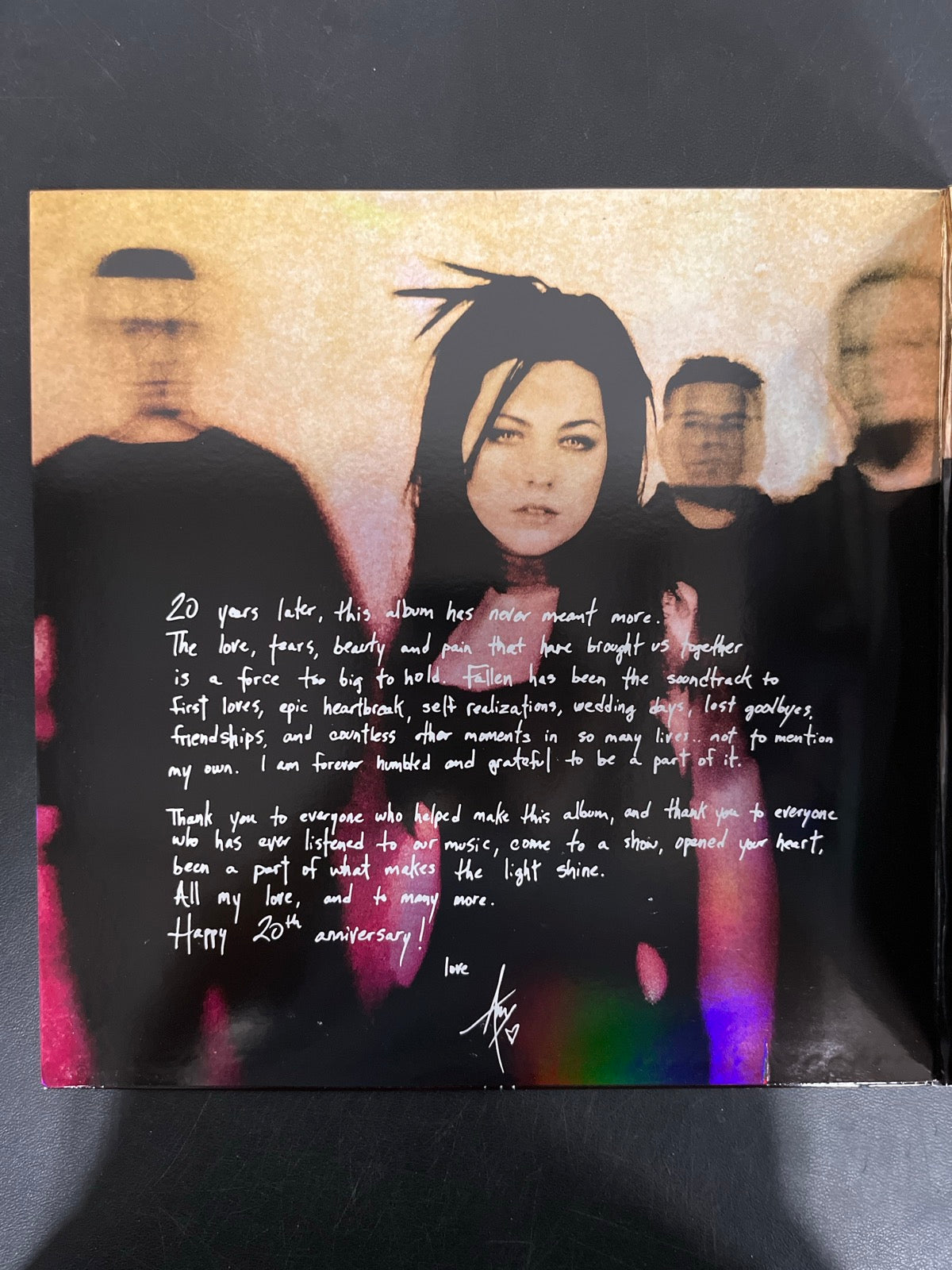 MISC_1 - Evanescence - Fallen 20th Anniv Ed. Blue Smoke Vinyl USED NOT TESTED