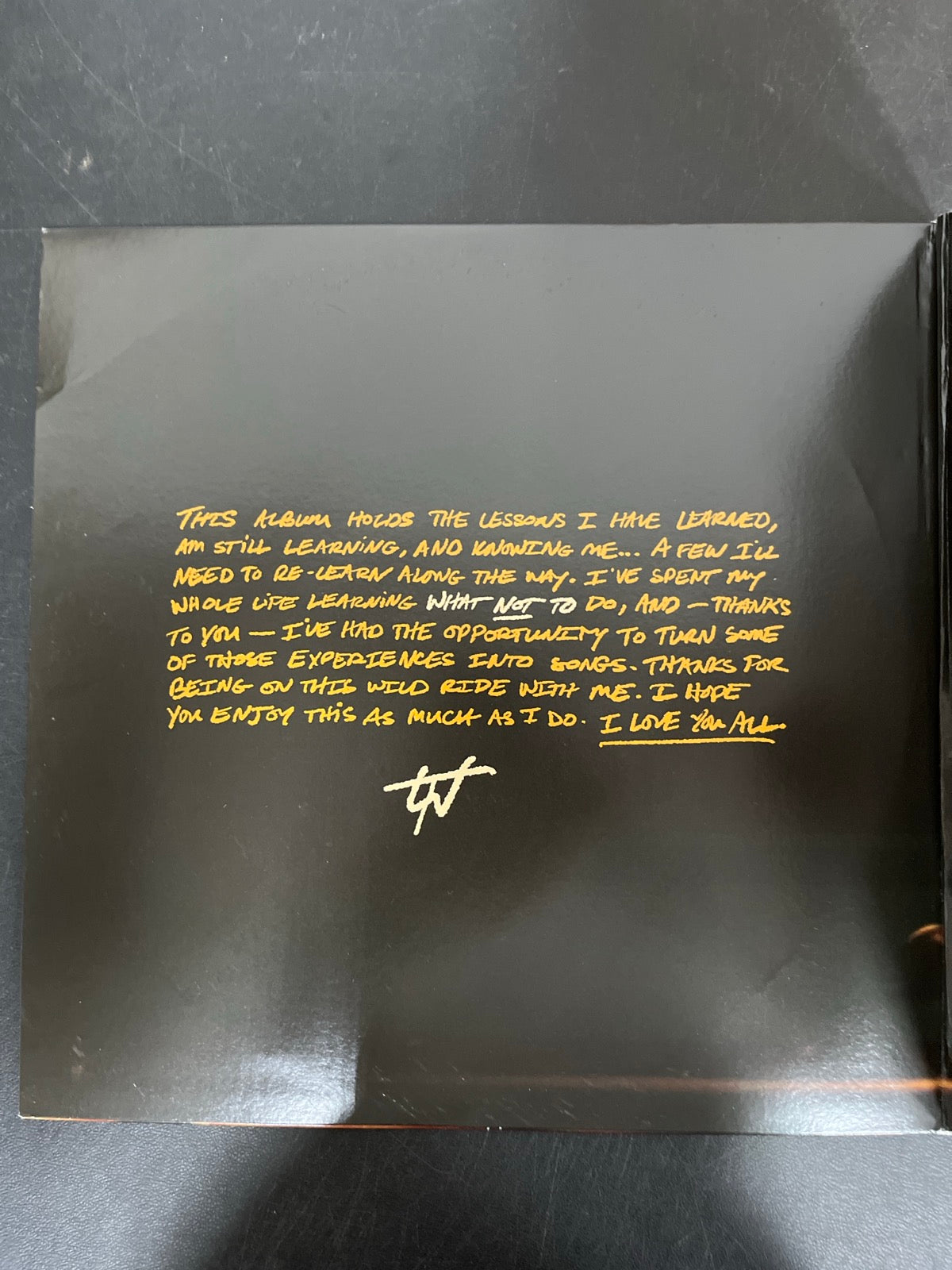 MISC_1 - Tucker Wetmore - What Not To LE Brown Vinyl USED NOT TESTED