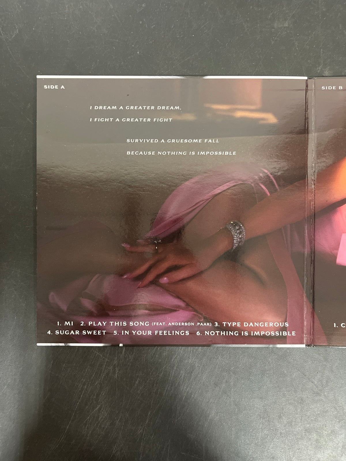 MISC_1 - Mariah Carey - Here For It All LE Honey Vinyl USED NOT TESTED