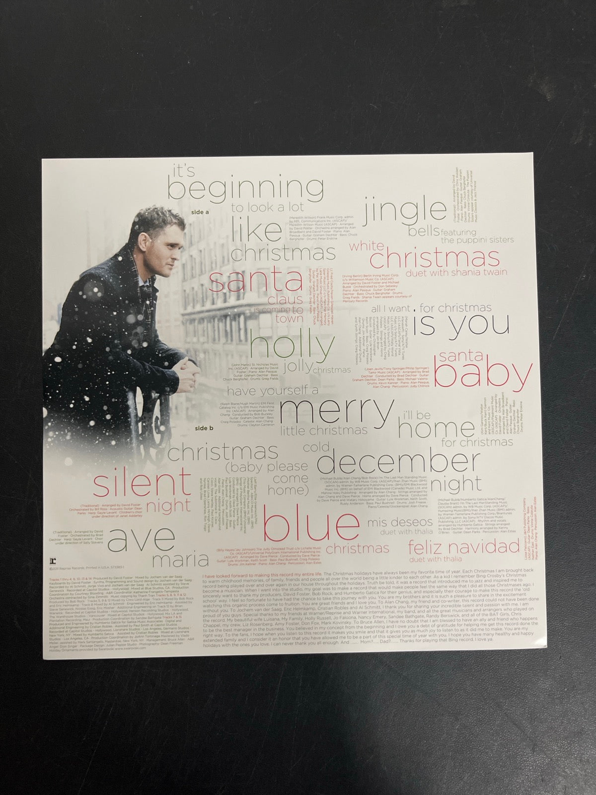 MISC_1 - Michael Bublé - Christmas LE Red Vinyl USED NOT TESTED