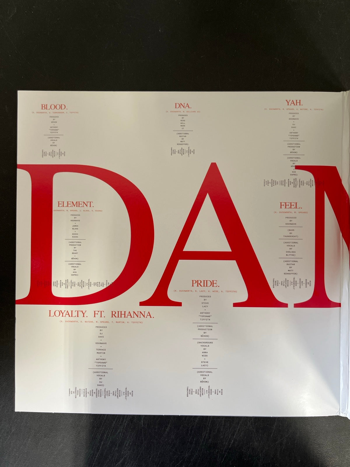 MISC_1 - Kendrick Lamar - DAMN. LE 180gm Green Vinyl USED NOT TESTED