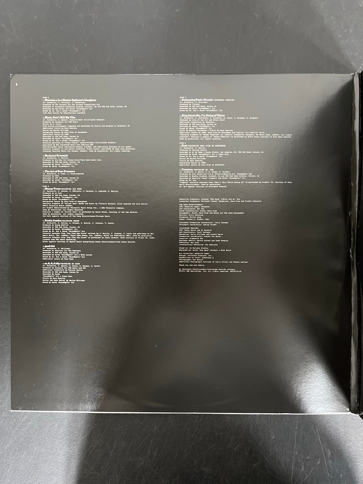 MISC_1 - Kendrick Lamar - good kid, m.A.A.d city LE Red Vinyl USED NOT TESTED