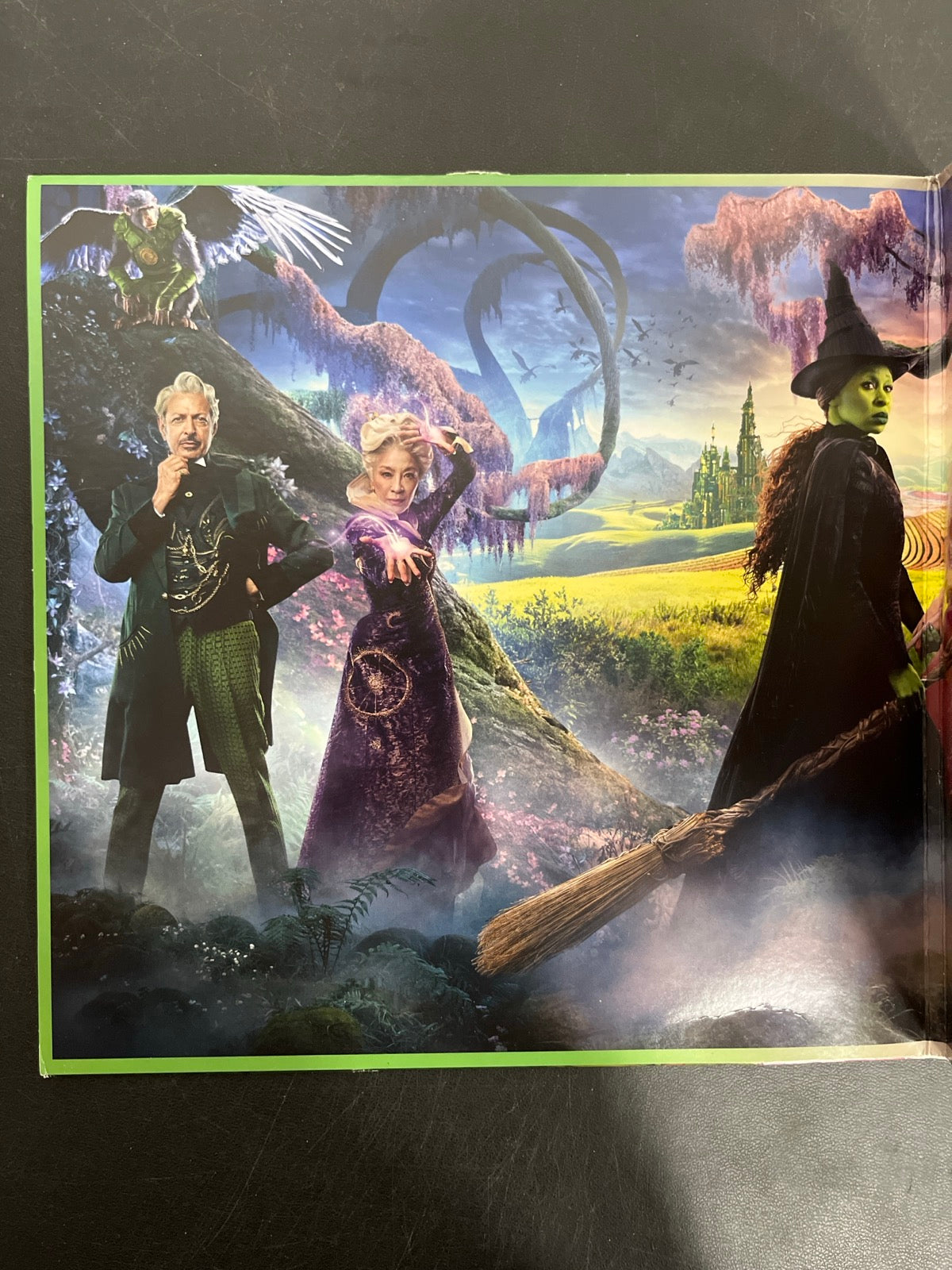MISC_1 - Wicked OST LE Etched Green and Pink Splatter Vinyl USED NOT TESTED