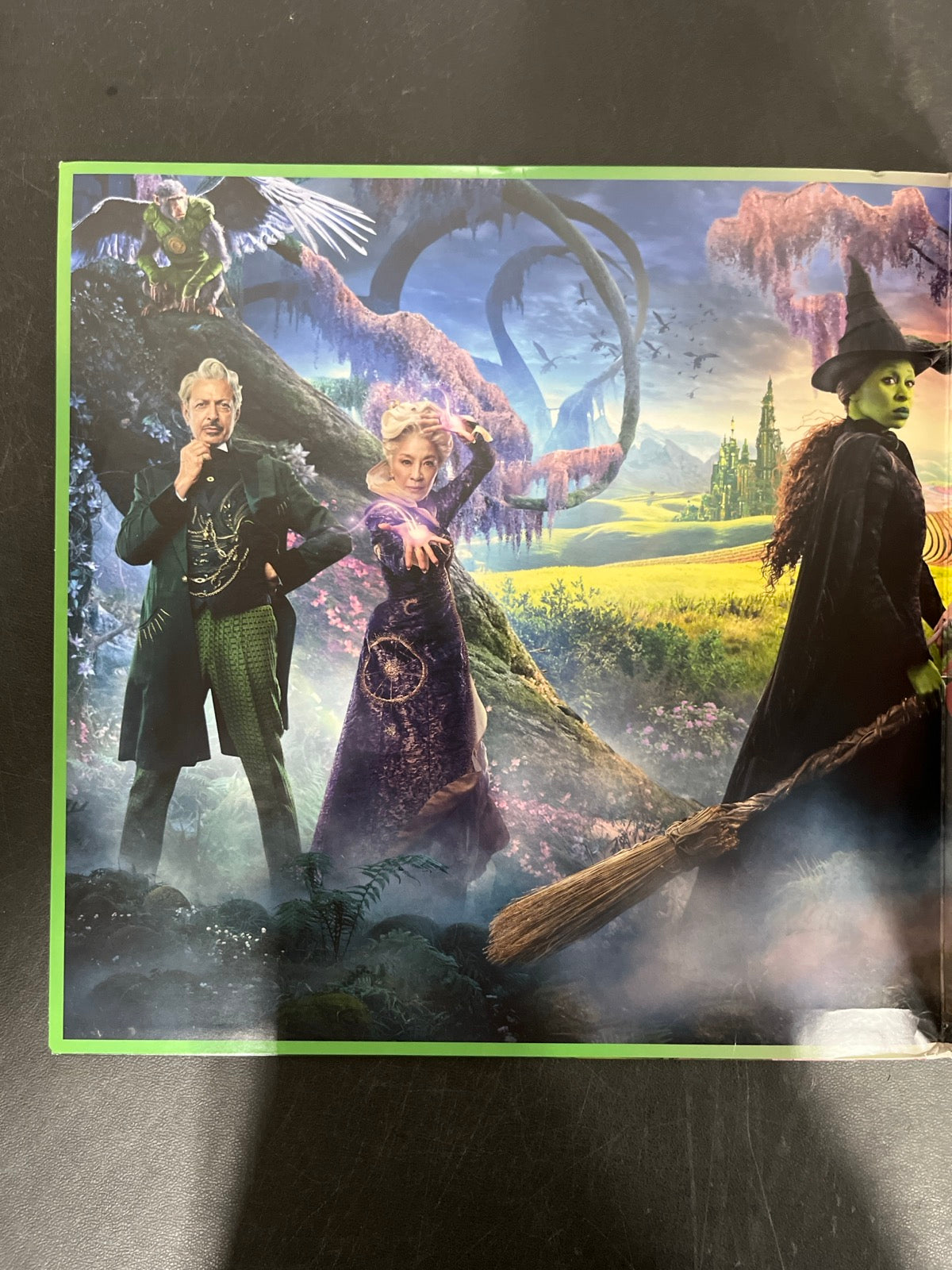MISC_1 - Wicked OST LE Etched Green and Pink Splatter Vinyl USED NOT TESTED