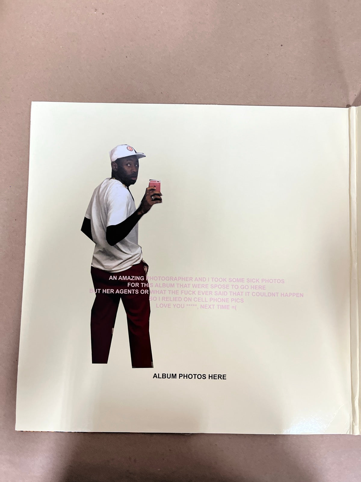 MISC_1 - Tyler, the Creator - Flower Boy LE Vinyl USED NOT TESTED