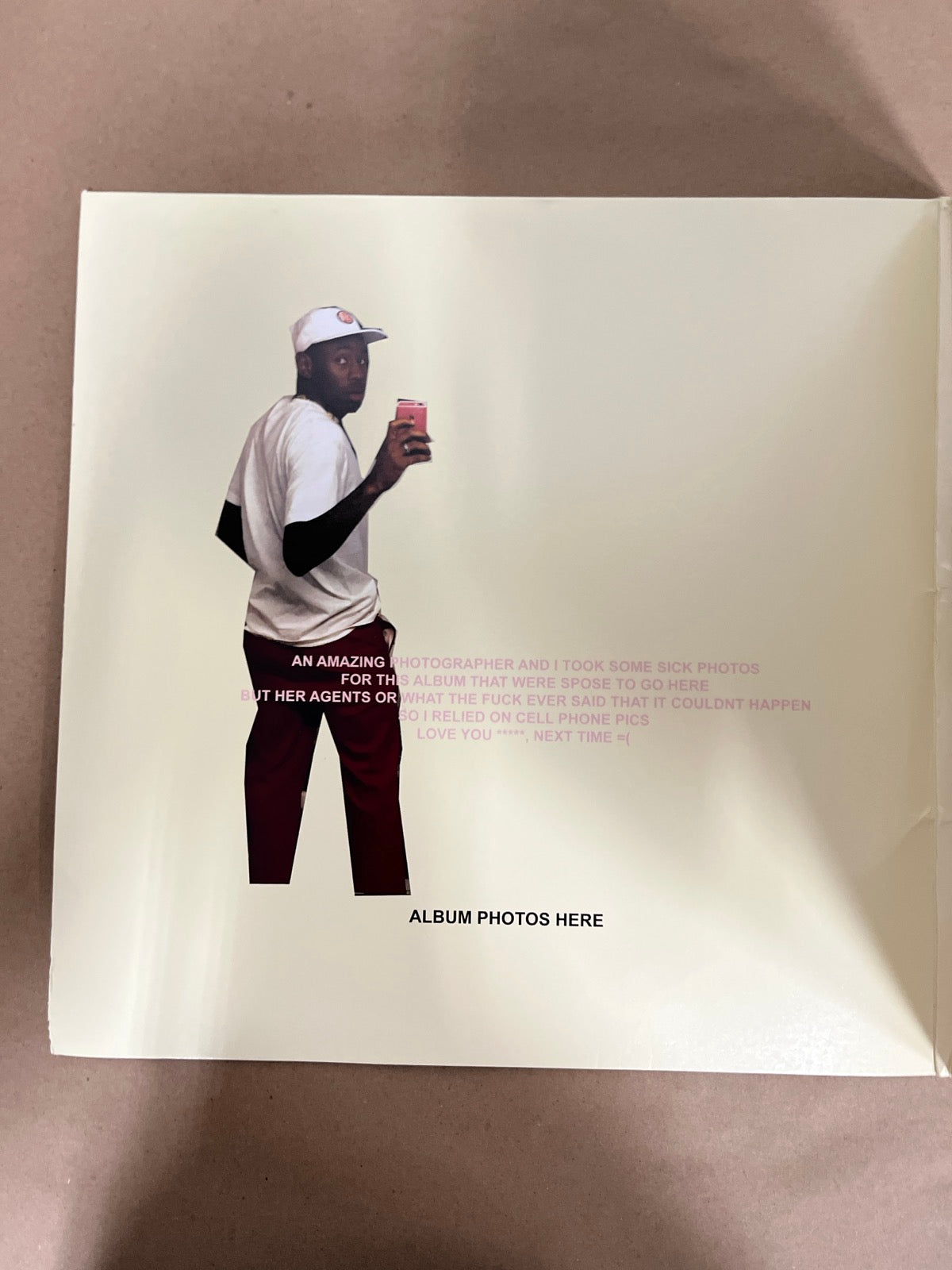 MISC_1 - Tyler, the Creator - Flower Boy LE Vinyl USED NOT TESTED