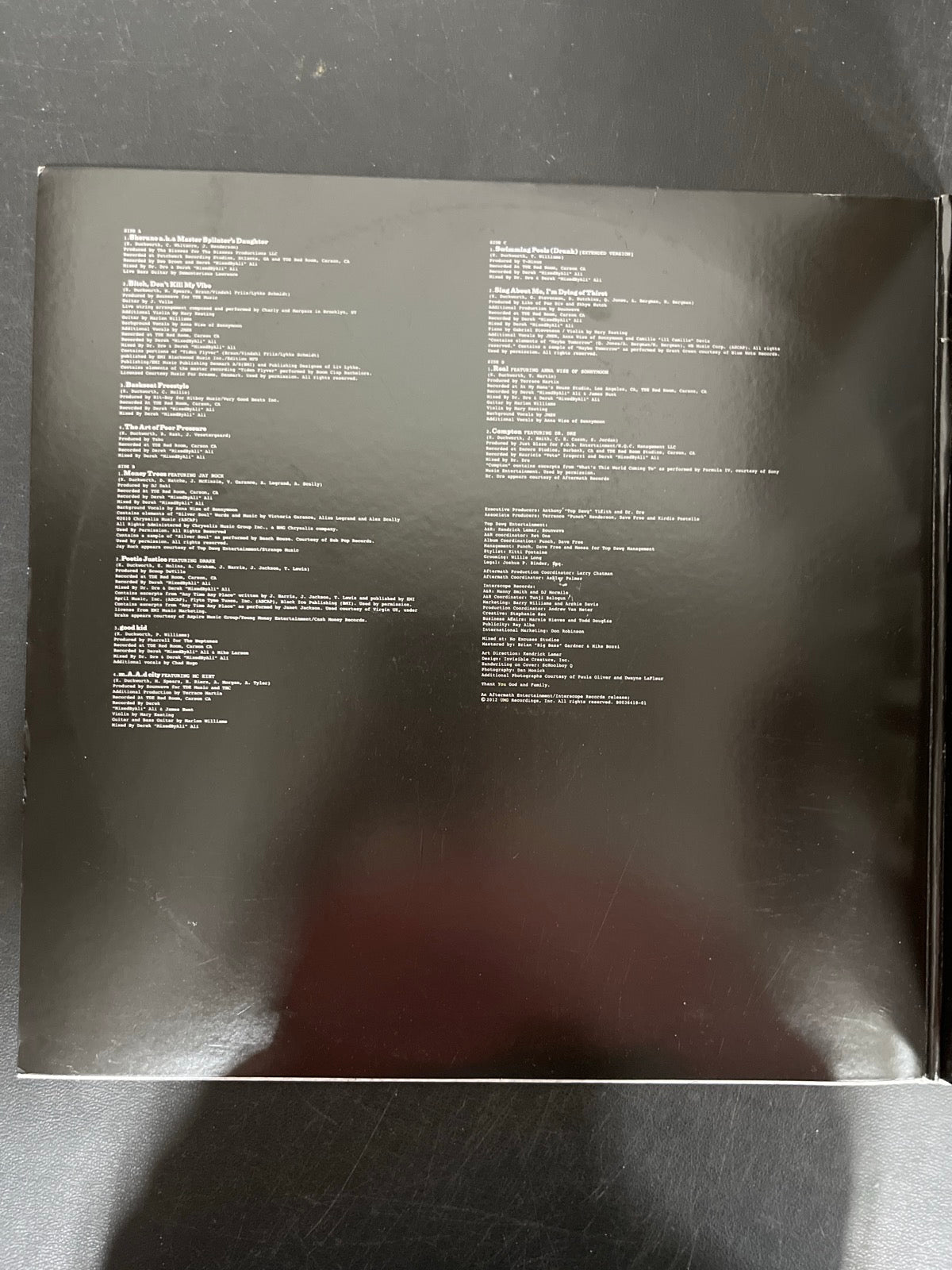 MISC_1 - Kendrick Lamar - good kid, m.A.A.d city LE Red Vinyl USED NOT TESTED