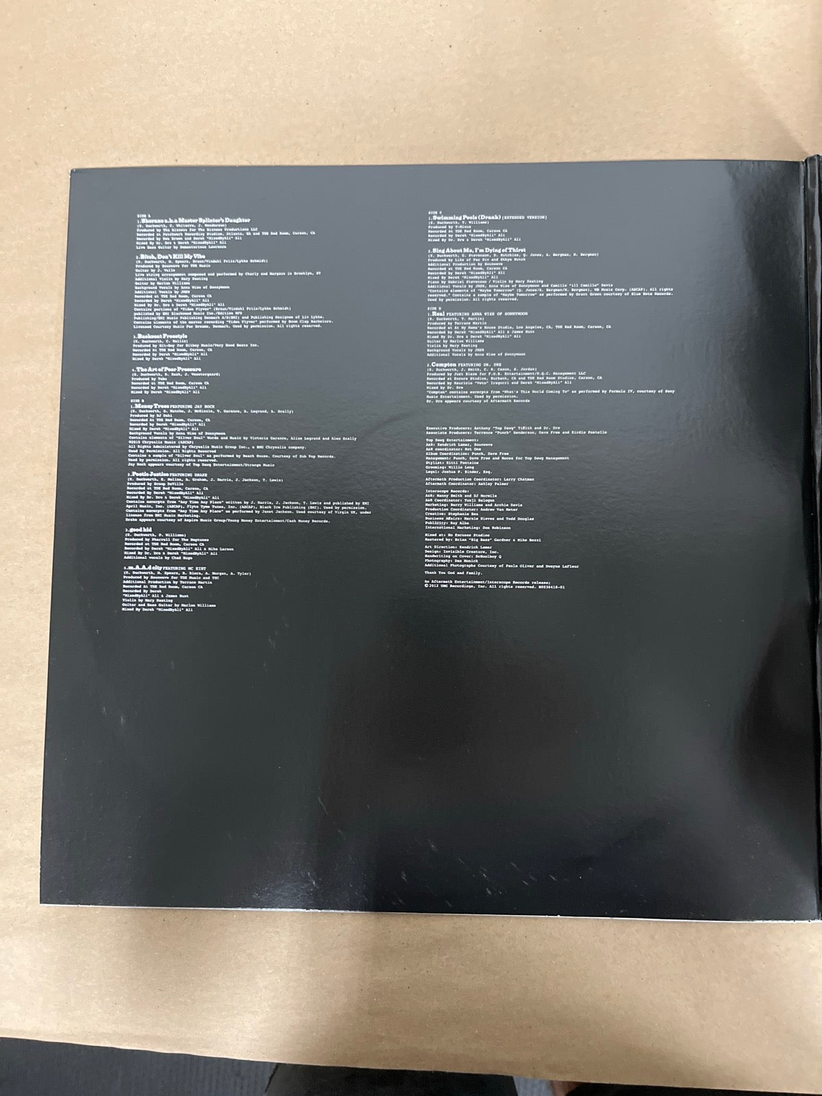 MISC_1 - Kendrick Lamar - good kid, m.A.A.d city LE Red Vinyl USED NOT TESTED