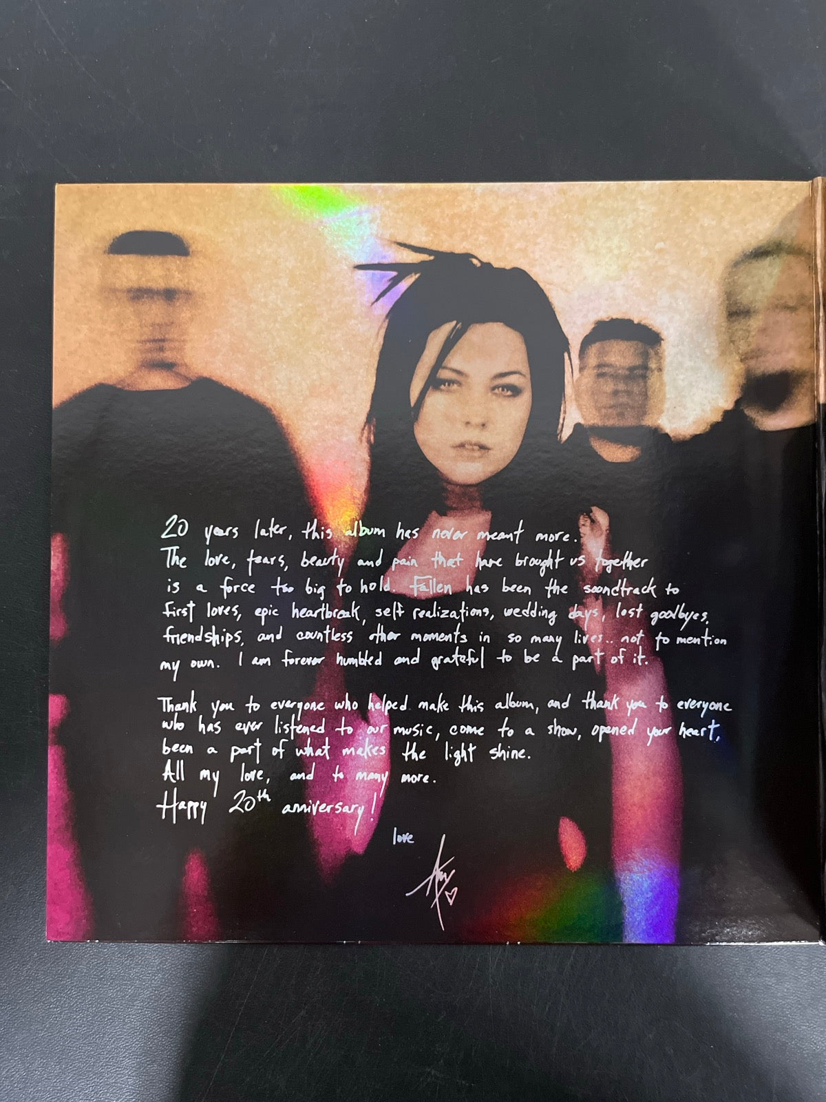 MISC_1 - Evanescence - Fallen 20th Anniv Ed. Blue Smoke Vinyl USED NOT TESTED