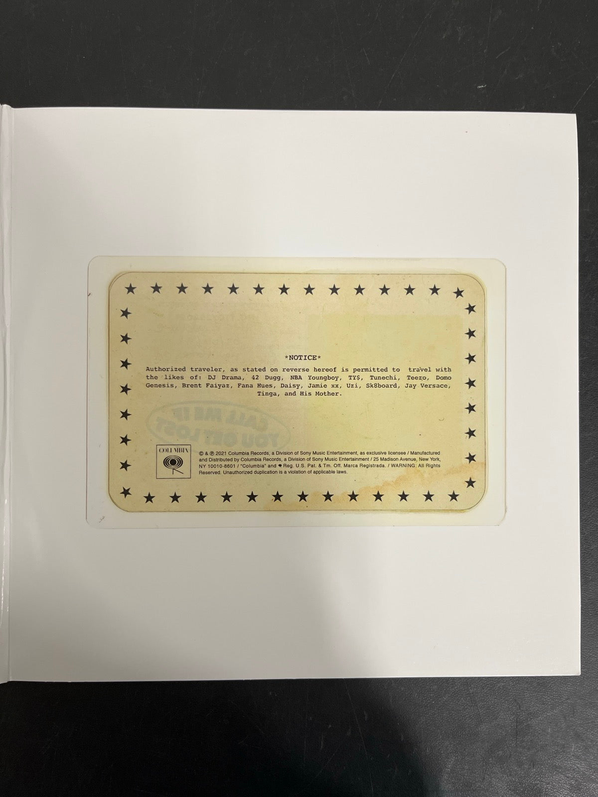 MISC_2 - Tyler, The Creator - Call Me If You ... Target Exclusive Vinyl USED NOT TESTED