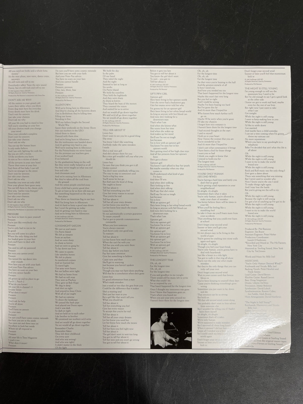 MISC_2 - Billy Joel - Greatest Hits, Volume I & II Black Vinyl USED NOT TESTED