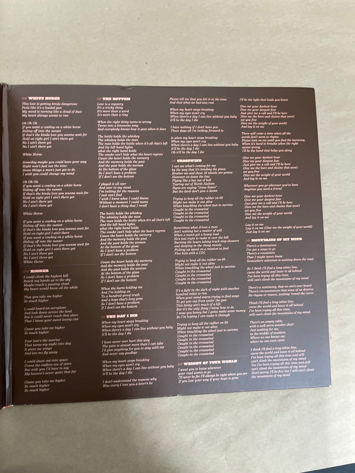 MISC_2 - Chris Stapleton - Higher Target Exclusive 180gm Pink Vinyl USED NOT TESTED