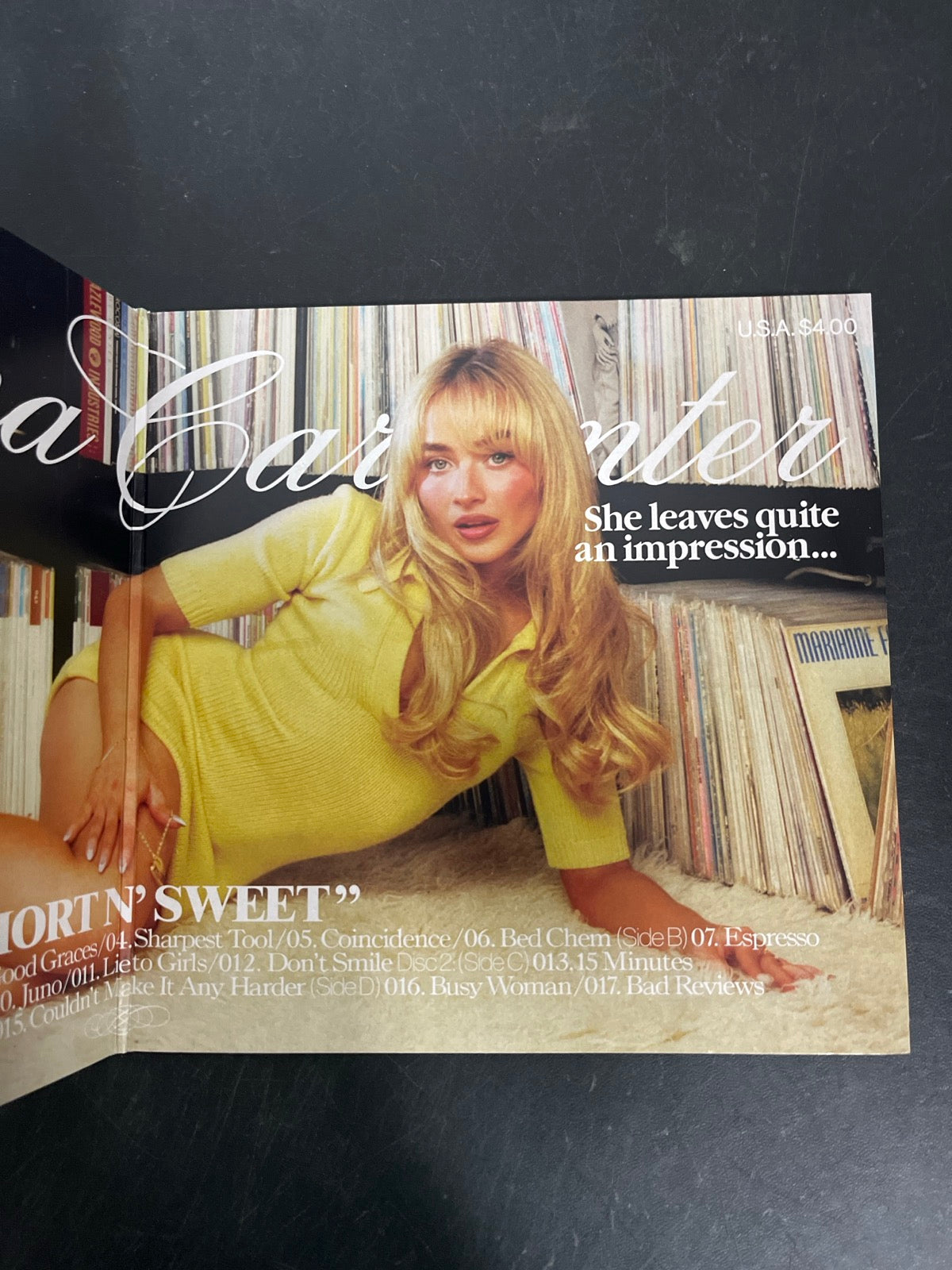 MISC_2 - Sabrina Carpenter - Short N' Sweet LE Deluxe Ed. White Vinyl USED NOT TESTED
