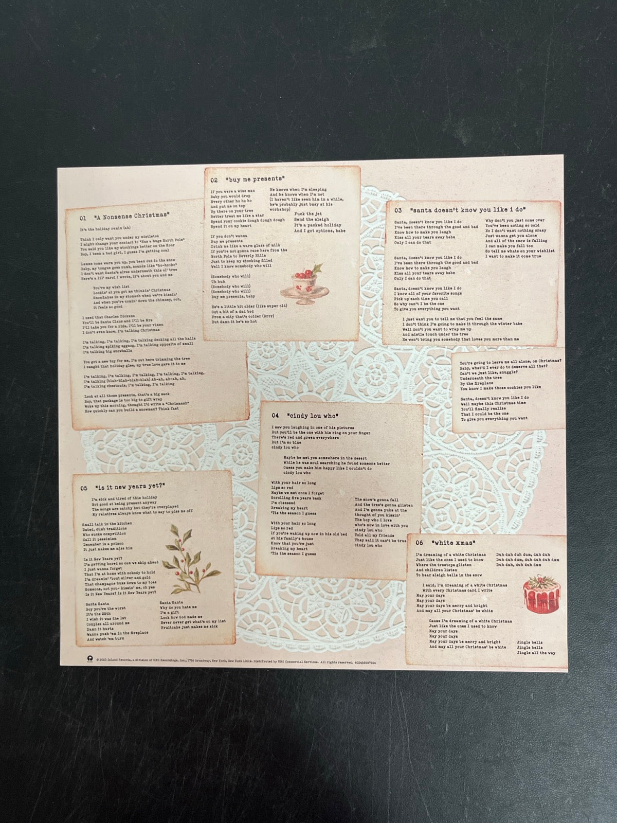 MISC_2 - Sabrina Carpenter - Fruitcake Reissue Green Vinyl USED NOT TESTED