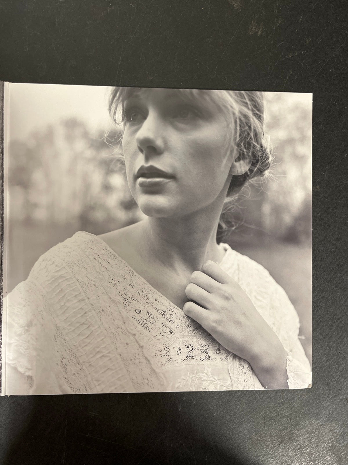 MISC_2 - Taylor Swift - Folklore LE Red Etched Vinyl USED NOT TESTED
