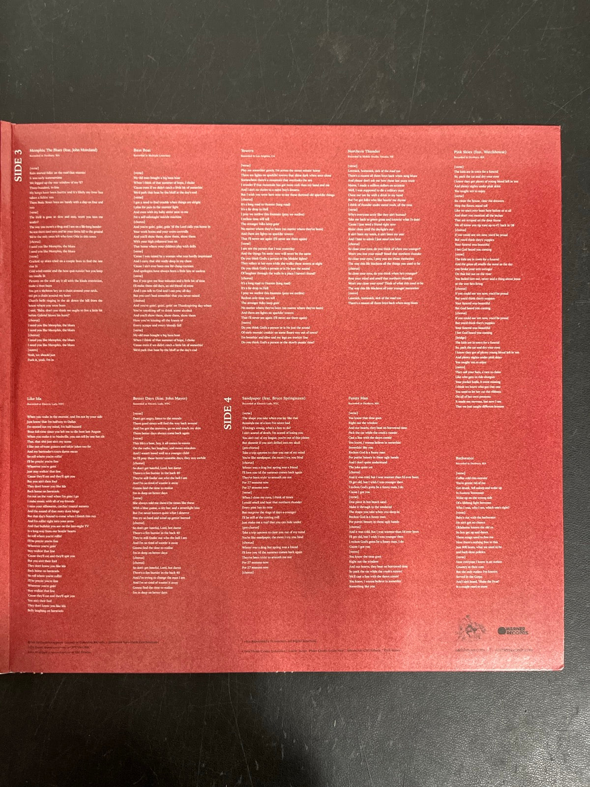 MISC_2 - Zach Bryan - The Great American... Target Exclusive Vinyl USED NOT TESTED