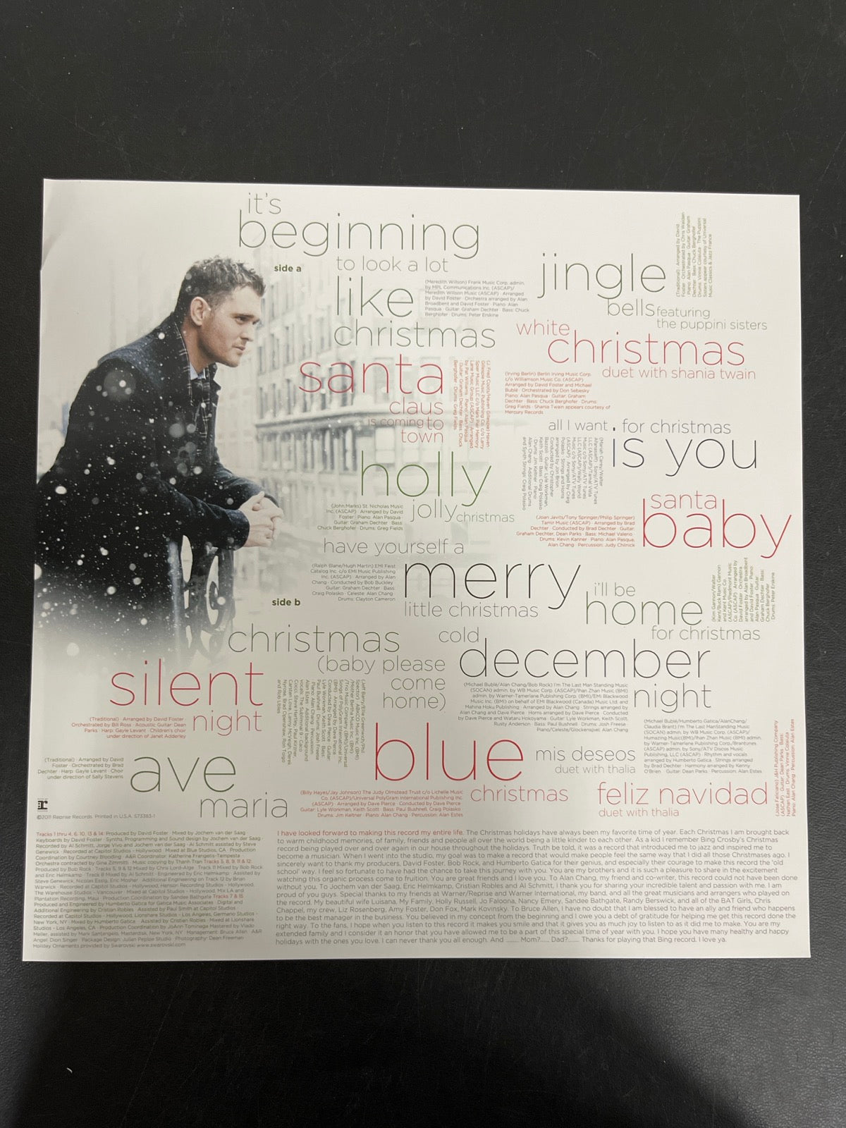 MISC_2 - Michael Bublé - Christmas LE Red Vinyl USED NOT TESTED