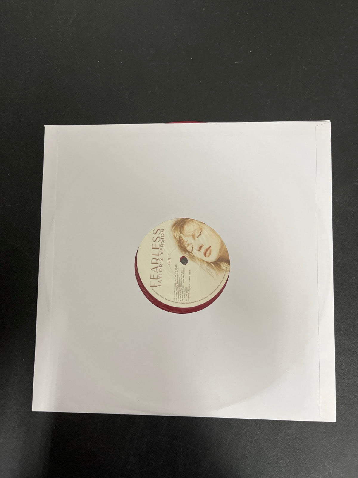 MISC_2 - Taylor Swift - Fearless (Taylor's Version) Red Numbered Vinyl USED NOT TESTED