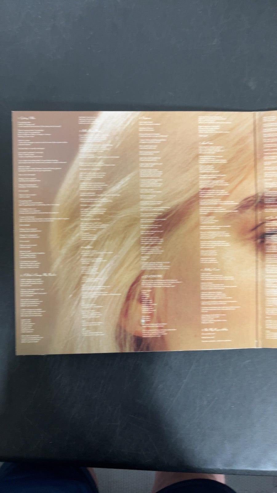 MISC_2 - Billie Eilish - Happier Than Ever LE Light Blue Etched Vinyl USED NOT TESTED