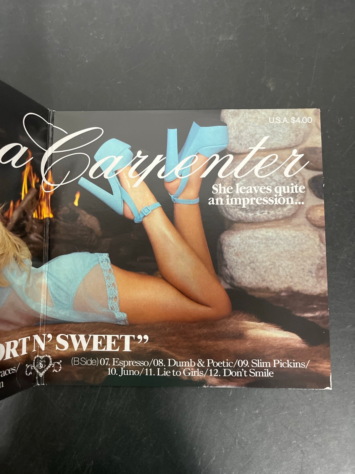 MISC_2 - Sabrina Carpenter-Short N ... LE Bubblegum Marble Vinyl USED NOT TESTED