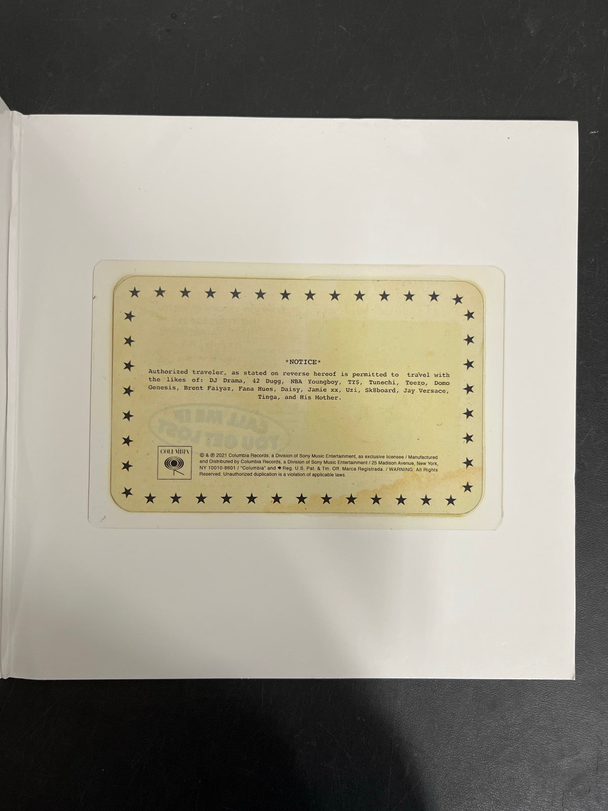 MISC_2 - Tyler, The Creator - Call Me If You ... Target Exclusive Vinyl USED NOT TESTED