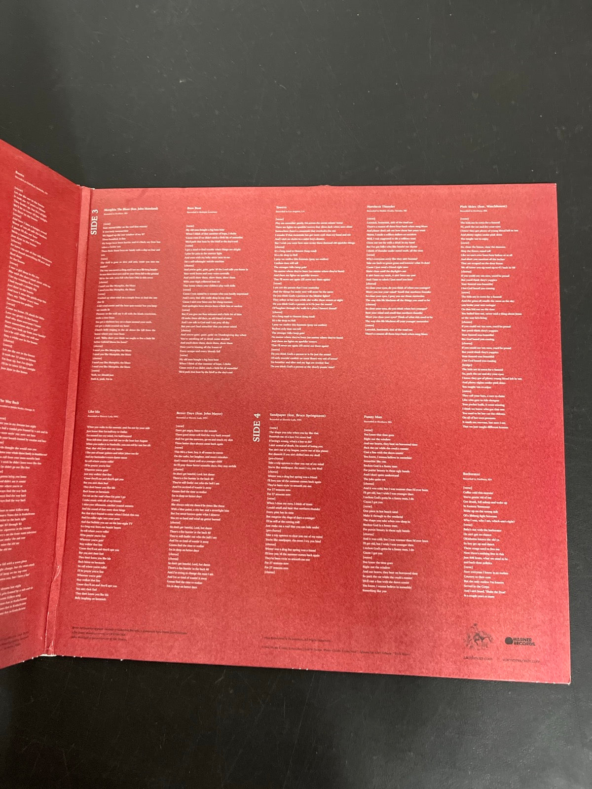 MISC_2 - Zach Bryan - The Great America ... Target Exclusive Etched Vinyl USED NOT TESTED