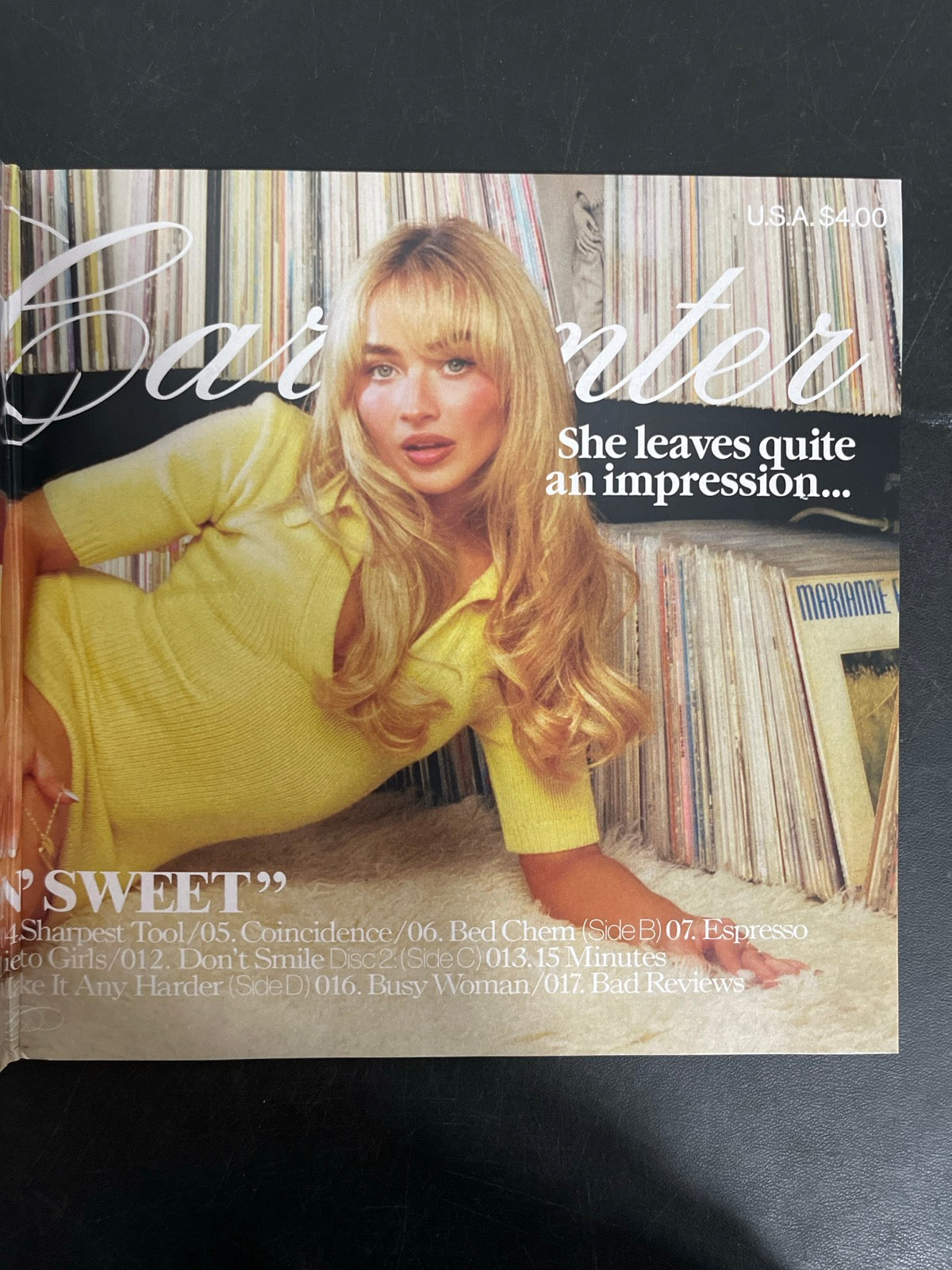 MISC_2 - Sabrina Carpenter - Short N' Sweet LE Deluxe Ed. Blue Vinyl USED NOT TESTED