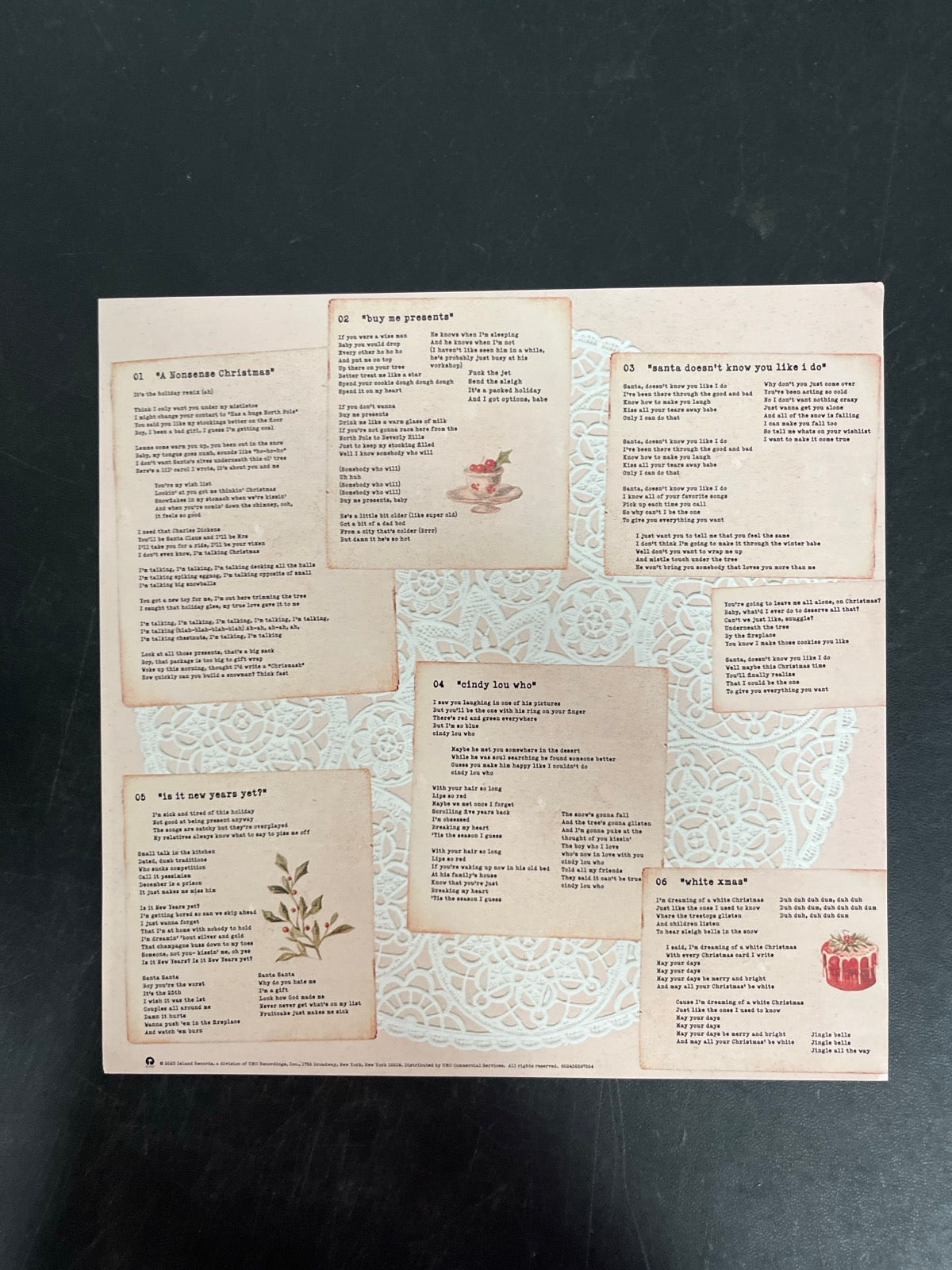 MISC_2 - Sabrina Carpenter - Fruitcake Reissue Green Vinyl USED NOT TESTED