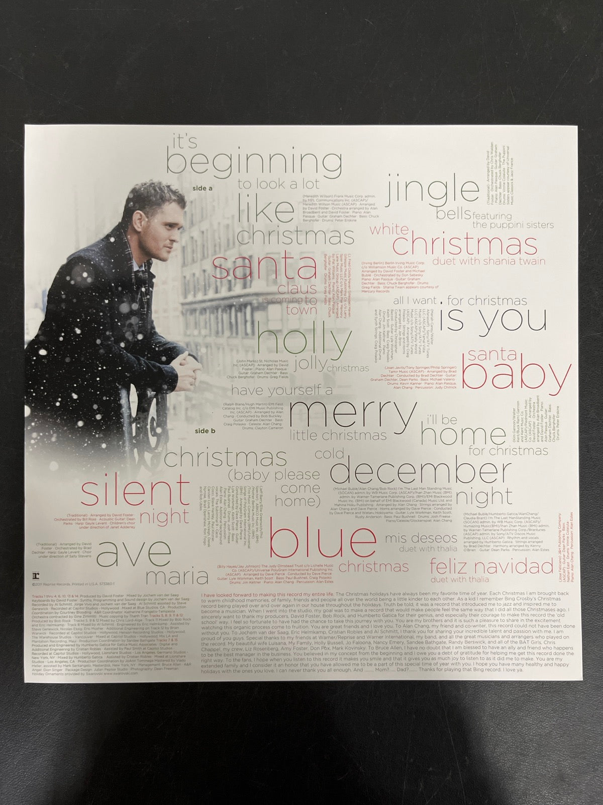 MISC_2 - Michael Bublé - Christmas LE Red Vinyl USED NOT TESTED