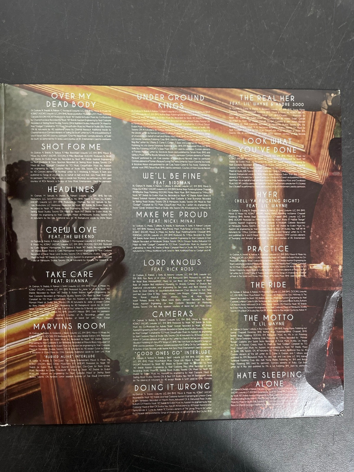 MISC_2 - Drake - Take Care Reissue Vinyl USED NOT TESTED