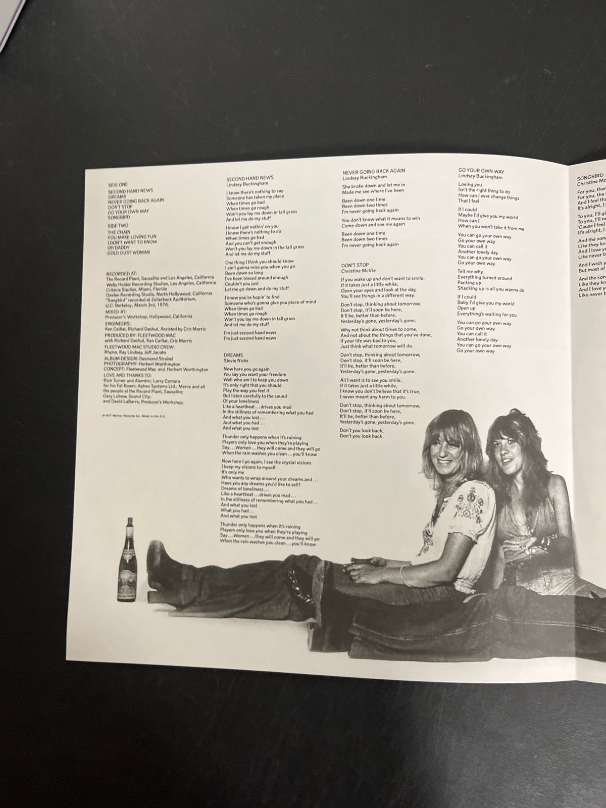MISC_2 - Fleetwood Mac - Rumours LE Gold Remastered Vinyl USED NOT TESTED